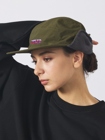 【POLER / ポーラー】NYLON FLAP CAP / ナイロン フラップキャップ