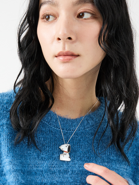 【Indian Jewelry/インディアンジュエリー】キャラクターモチーフネックレス　（large）/1点物/手作業/ユニセックス【WEB限定】