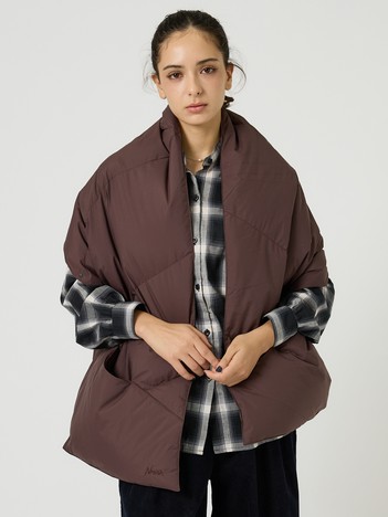 【NENGA/ナンガ】DOWN PONCHO MUFFLER/マフラー/ダウン/防寒/ユニセックス【WE限定】