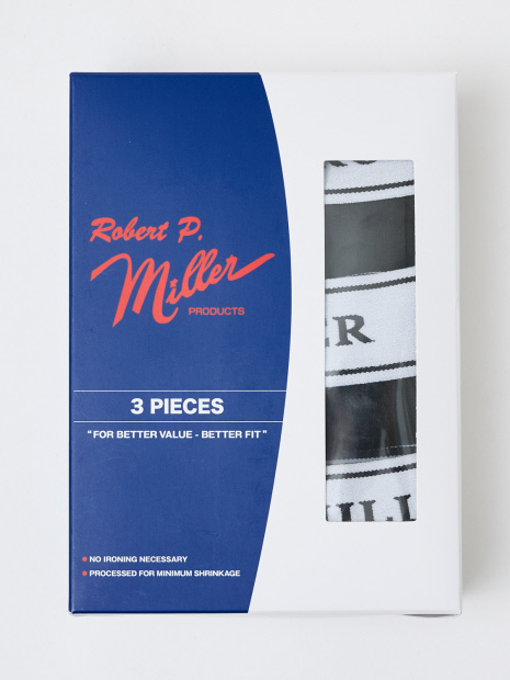 【Robert P. Miller /ロバート ピー ミラー】BOXER PANTS 3P /ボクサーパンツ/アンダーウエア/ユニセックス【WEB限定】