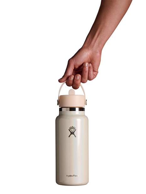 限定 ハイドロフラスク 32oz ストロー水筒 アイボリーローズゴールド 限定商品【Hydro Flask / ハイドロフラスク】GLIMMER 32oz WIDE FLEX