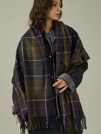 【Barbour / バブアー】HAILESTARTAN SCARF / ヘイルスタータン スカーフ/チェック柄大判ストール