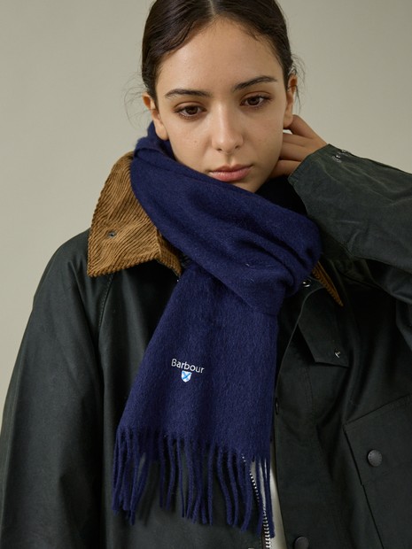 【BARBOUR / バブアー】PLAIN LAMBSWOOL SCARF / プレーン ラムウール スカーフ/ユニセックス/ギフト