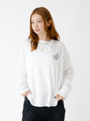 【MICA&DEAL /マイカアンドディール】バックプリントロンT/カットソー/ロゴT【WEB限定】【予約】