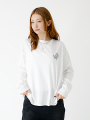 【MICA&DEAL /マイカアンドディール】バックプリントロンT/カットソー/ロゴT【WEB限定】