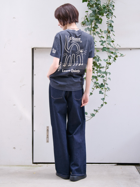 【Deus Ex Machina/デウスエクスマキナ】Ostinato Tee / プリントTシャツ / ねこ【予約】