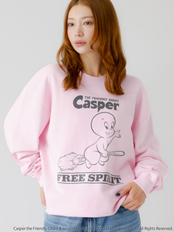 【GOOD ROCK SPEED/グッドロックスピード】Casper / キャスパー / SMURF / スマーフ / キャラクター プリントスウェット