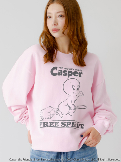 【GOOD ROCK SPEED/グッドロックスピード】Casper / キャスパー / SMURF / スマーフ / キャラクター プリントスウェット【予約】