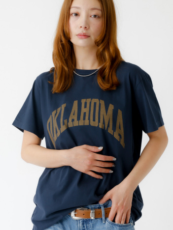 SELECT BY ABAHOUSE (Ladie's) - 【REMI RELIEF / レミレリーフ】ロゴTシャツ / LW加工T (OKLAHOMA) 【WEB限定】【予約】