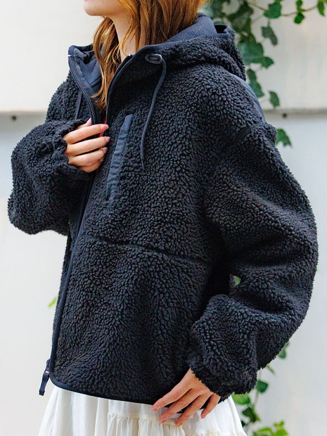 NANGA / ナンガ】BOA FLEECE ZIP HOODIE / ボアフリースフルジップ