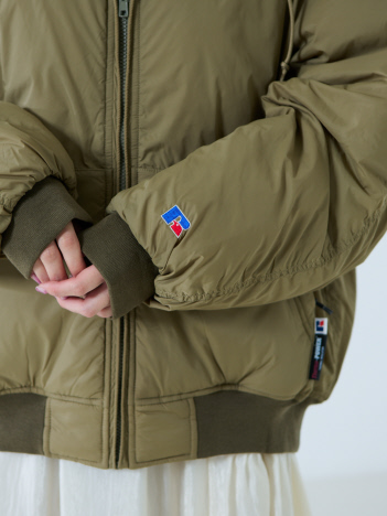 RUSSELL ATHLETIC/ラッセル アスレチック】ナイロンパファージップ