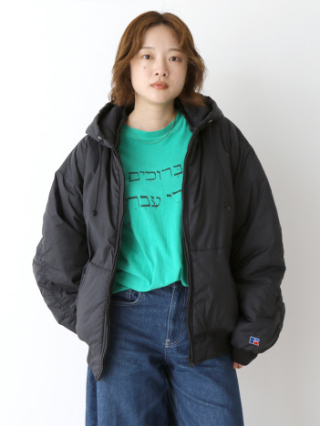 【RUSSELL ATHLETIC/ラッセル アスレチック】ナイロンパファージップ/Nylon Puffer Zip/ダウン/アウター【WEB限定】【予約】