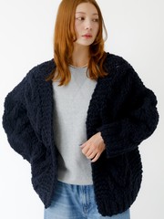 HARUNOBUMURATA】KASSEL／オーバーサイズチャンキーニットカーディガン