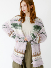 HARUNOBUMURATA】KASSEL／オーバーサイズチャンキーニットカーディガン