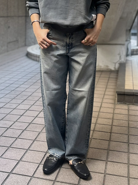 【SOMETHING/サムシング】SOMETHING ELSA ヴィンテージルーズストレートデニムパンツ/デニムパンツ【WEB限定】