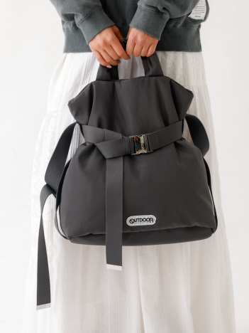 【OUTDOOR PRODUCTS / アウトドアプロダクツ】2wayTote M/巾着ショルダーバッグ/A4サイズ収納可能/お出かけ【WEB限定】