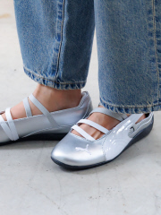 PUMA プーマ スピードキャット バレエ メタリック スニーカー　23.5 PUMA プーマ ウィメンズ SPEEDCAT BALLET METALLIC / スピード