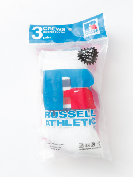 【RUSSELL ATHLETIC/ラッセル アスレチック】靴下/3点セット/RAW-1042/Wmns Crew/ギフト/ユニセックス【WEB限定】【予約】