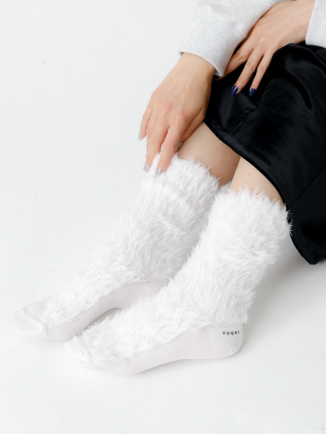 【YUQRI/ユクリ】Faux fur/靴下/ファー/もこもこ/ギフト【WEB限定】【予約】