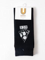 SELECT BY ABAHOUSE (Ladie's) - 【UNIVERSAL OVERALL/ユニバーサルオーバーオール】キューブソックス/CUBE SOCKS/ピザ/ソックス/ユニセックス【WEB限定】