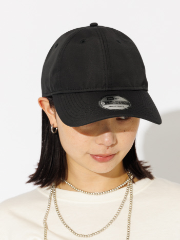 SELECT BY ABAHOUSE (Ladie's) - 追加2【MICA×NEW ERA】water-repellent cap　撥水ナイロンキャップ ナイロン/ブラック/撥水/キャップ/帽子/コラボ【WEB限定】【予約】