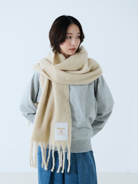 【BARBOUR/バブアー】Ellison Scarf / エリソンスカーフ / 大判スカーフ