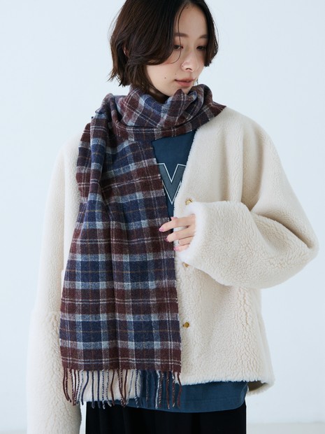 【BARBOUR/バブアー】タータンスカーフ / マフラー / ウール / チェック / ユニセックス / ギフト