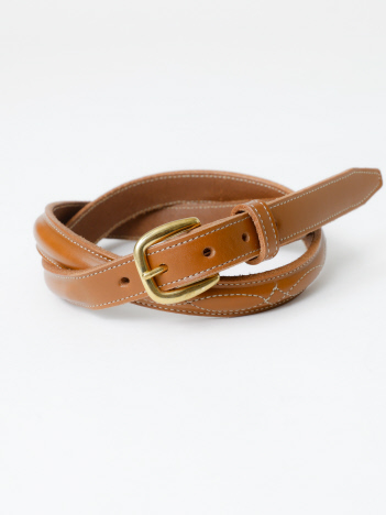 【TORY LEATHER / トリーレザー】2376 3/4 BRIDLE LEATHER RAISED FANCY STITCHED BELT / ブライドルレザー / ステッチ ベルト