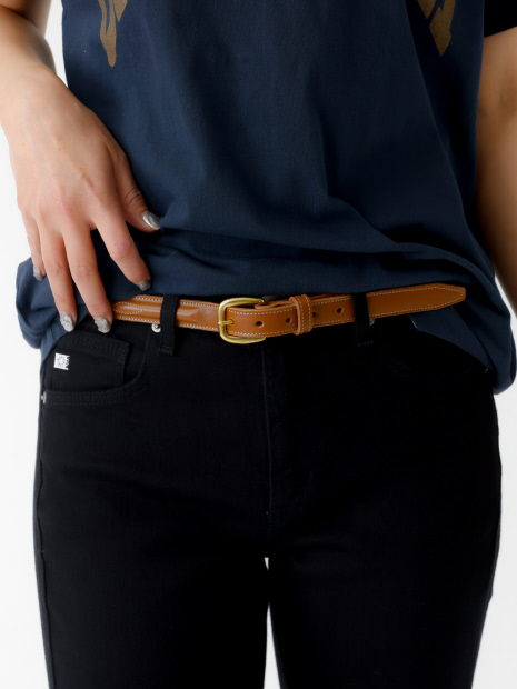 【TORY LEATHER / トリーレザー】2376 3/4 BRIDLE LEATHER RAISED FANCY STITCHED BELT / ブライドルレザー / ステッチ ベルト【予約】