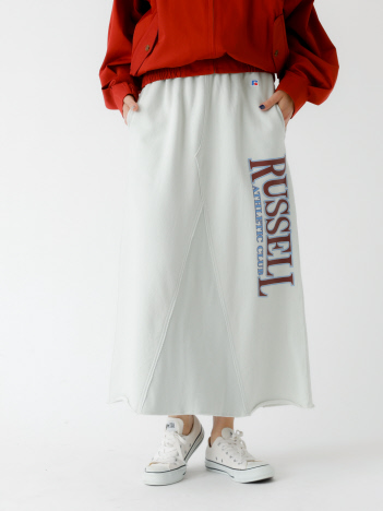 SELECT BY ABAHOUSE (Ladie's) - 【RUSSELL ATHLETIC/ラッセル アスレチック】Wmns Brushed SK/スウェットロングスカート/スウェット/スカート/ロング丈【WEB限定】