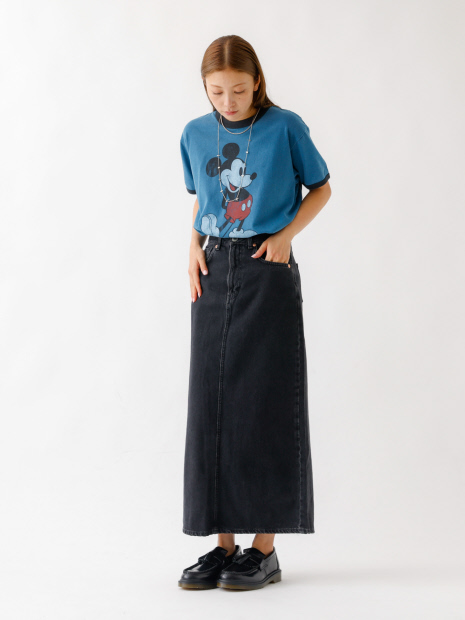 【SOMETHING/サムシング】VINTAGE LG スカート/デニム/ロング丈/ストレート/Iラインシルエット【WEB限定】