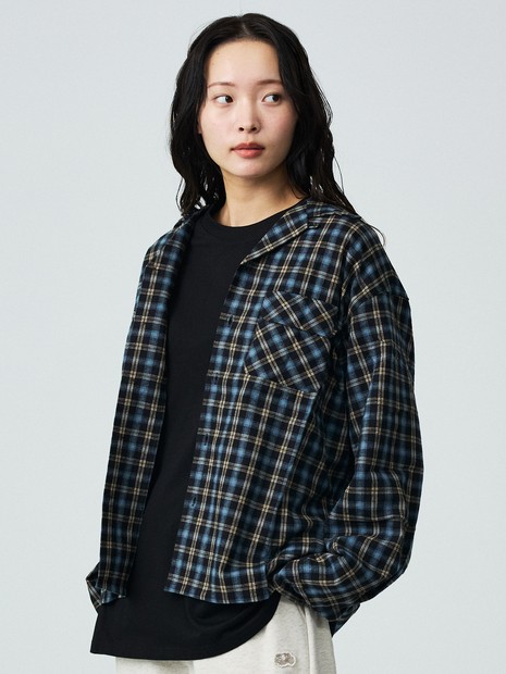 TOWNCRAFT/タウンクラフト　LOOP COLLAR SHIRT TOWNCRAFT/タウンクラフト】50S LOOP COLLAR SHIRT/開襟/ユニセックス