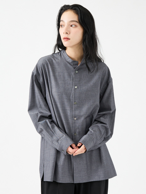【FORTUNA / フォルトゥナ】WOOLLY TECツイルシャツ/ウーリーテック/イージーケア/防シワシャツ/ユニセックス【WEB限定】【予約】