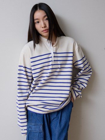 【BARBARRIAN / バーバリアン】12ozHEAVYHEAVY WEIGHT HENLEY LONG /ポロシャツ/ラガーシャツ/ユニセックス【WEB限定】