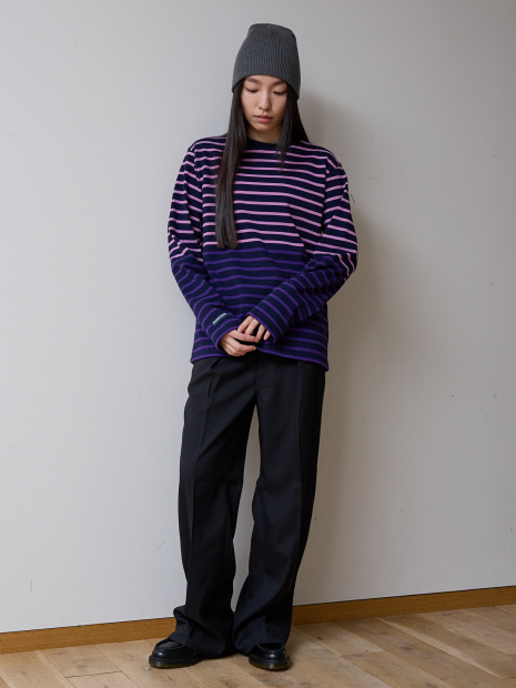 BARBARIAN 12ozHEAVY WEIGHT CREW LONG/ボーダー/クルーネック/ユニセックス【WEB限定】【予約】