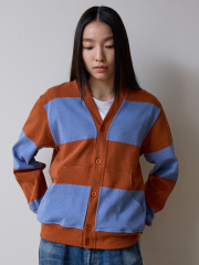 BARBARIAN 12ozHEAVY WEIGHTカーディガン/ボーダー/ユニセックス【WEB限定】