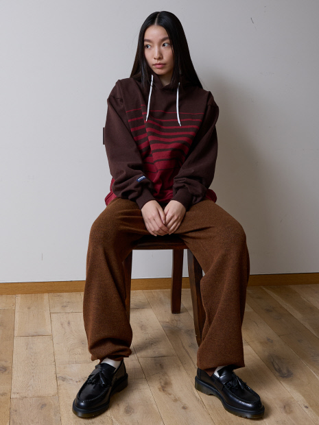 BARBARIAN 12ozHEAVY WEIGHTパーカー/ボーダー/ユニセックス【WEB限定】【予約】