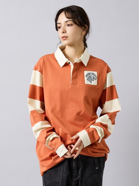 アバハウス（ABAHOUSE）/【POLER/ポーラー】COLWOOD RUGBY/ラガーシャツ/ユニセックス【 POLER/ポーラー】COLWOOD RUGBY/ラガーシャツ/ユニセックス【WEB限定