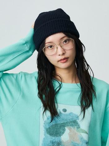 【FRUIT OF THE LOOM】ロングスリーブ甘編み裏毛4/COOKIEMONSTER/ユニセックス【WEB限定】