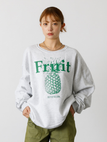 【FRUIT OF THE LOOM】PRINT SWEAT3/ユニセックス【WEB限定】
