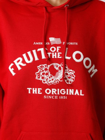 【FRUIT OF THE LOOM】PRINT HOOD5/ロゴプリント/フーディー/ユニセックス【WEB限定】
