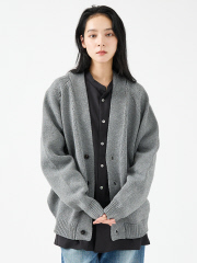 SELECT BY ABAHOUSE (MEN'S) - 【FORTUNA/フォルトゥナ】ECOTEC-Knit /オーバーサイズ カーディガン /ユニセックス【WEB限定】【予約】