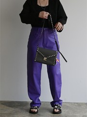 cheek/チーク】studs shoulder/ショルダーバッグ/クラッチバッグ/ユニ