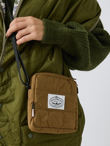 【POLER / ポーラー】PUFFER SHOULDER POUCH / パッファーショルダーポーチ