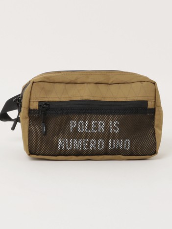【POLER / ポーラー】 X-CLOTH POUCH L / X-CLOTHポーチ【WEB限定】