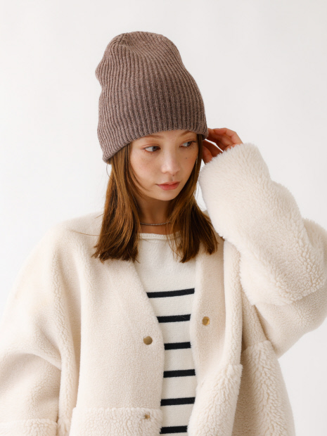 【RUBEN/ルーベン】RUS-8343/MERINO WOOL RELAXED BEANIE /メリノウールリラックスビーニー/シンプル/ビーニー/帽子【WEB限定】【予約】