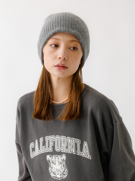 【RUBEN/ルーベン】RUS-8344/ANGORA LAKED BEANIE /アンゴラビーニー/帽子/ビーニー/シンプル【WEB限定】【予約】