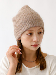 【RUBEN/ルーベン】RUS-8344/ANGORA LAKED BEANIE /アンゴラビーニー/帽子/ビーニー/シンプル【WEB限定】