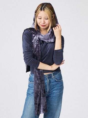 【Keena/キーナ】ベルベットマフラー/マフラー/ベルベット/お出かけ【WEB限定】