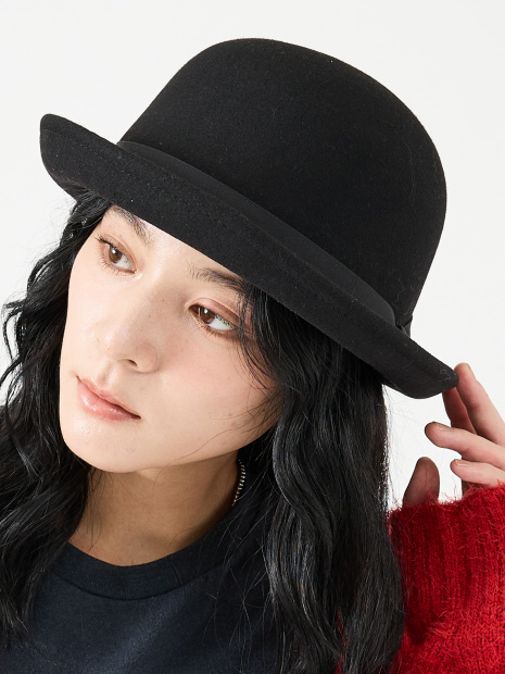 【RUBEN/ルーベン】BASIC BOWLER FELT HAT/ベーシックボーラーフェルトハット/ベーシック/フェルトハット【WEB限定】【予約】